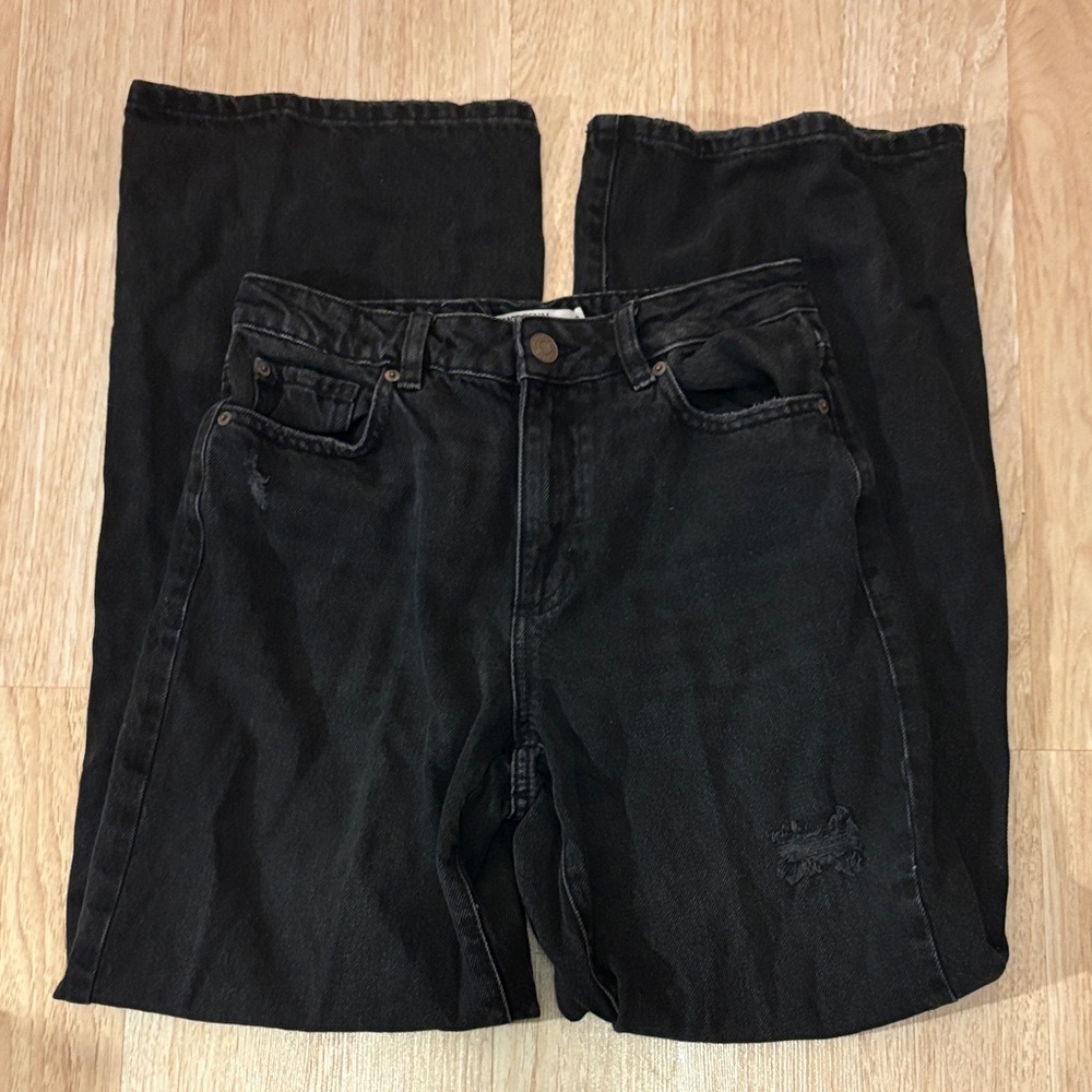 Women’s Garage Ripped Black Jeans